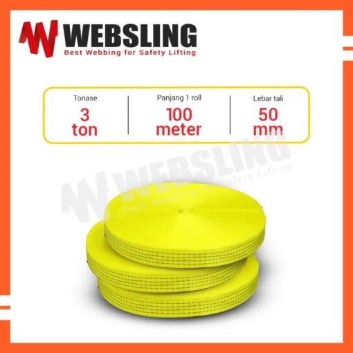 Ratchet Strap Roll Lashing Webbing 2 Inch Websling 3 TON